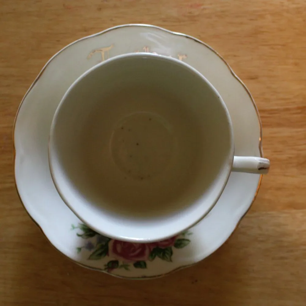 Vintage China Tea Cup and Saucer, 